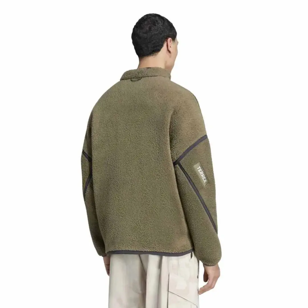 adidas Terrex Multi High Pile Fleece - Olive Strata - afbeelding 2 van 4