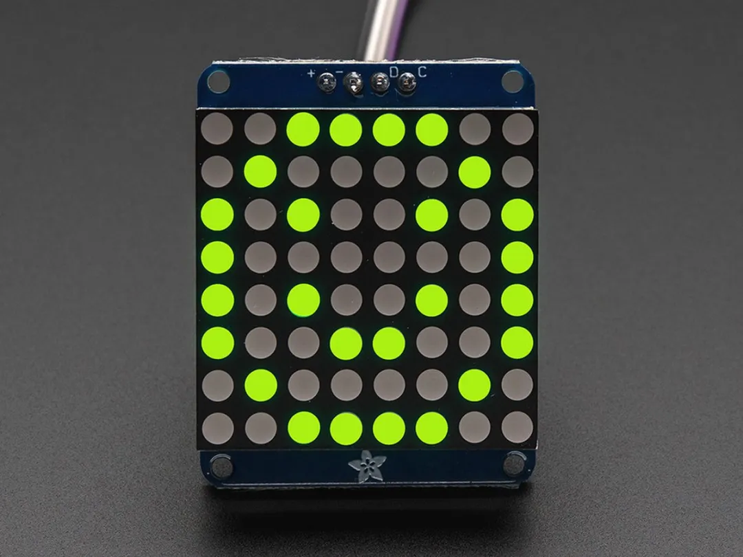 Adafruit 1.2 inch 8x8 LED Matrix I2C Backpack
