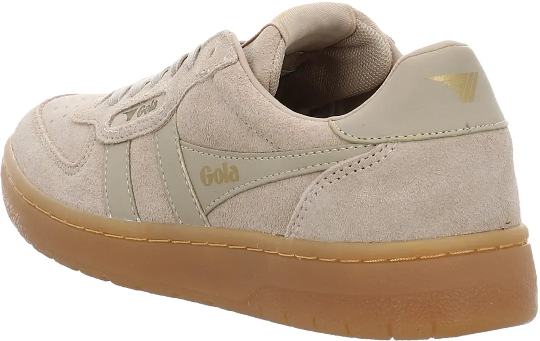 Gola Hawk Suede 86 Damestrainers - Beige/Bruin - afbeelding 4 van 6