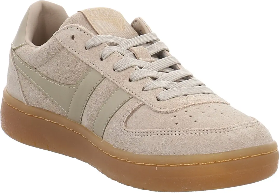 Gola Hawk Suede 86 Damestrainers - Beige/Bruin - afbeelding 5 van 6