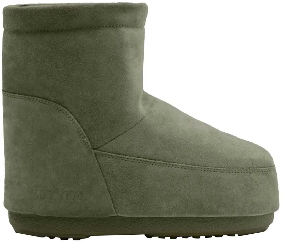 Moon Boot Icon Low Nolace Suede Sneeuwlaarzen Groen EU 42-44 Vrouw