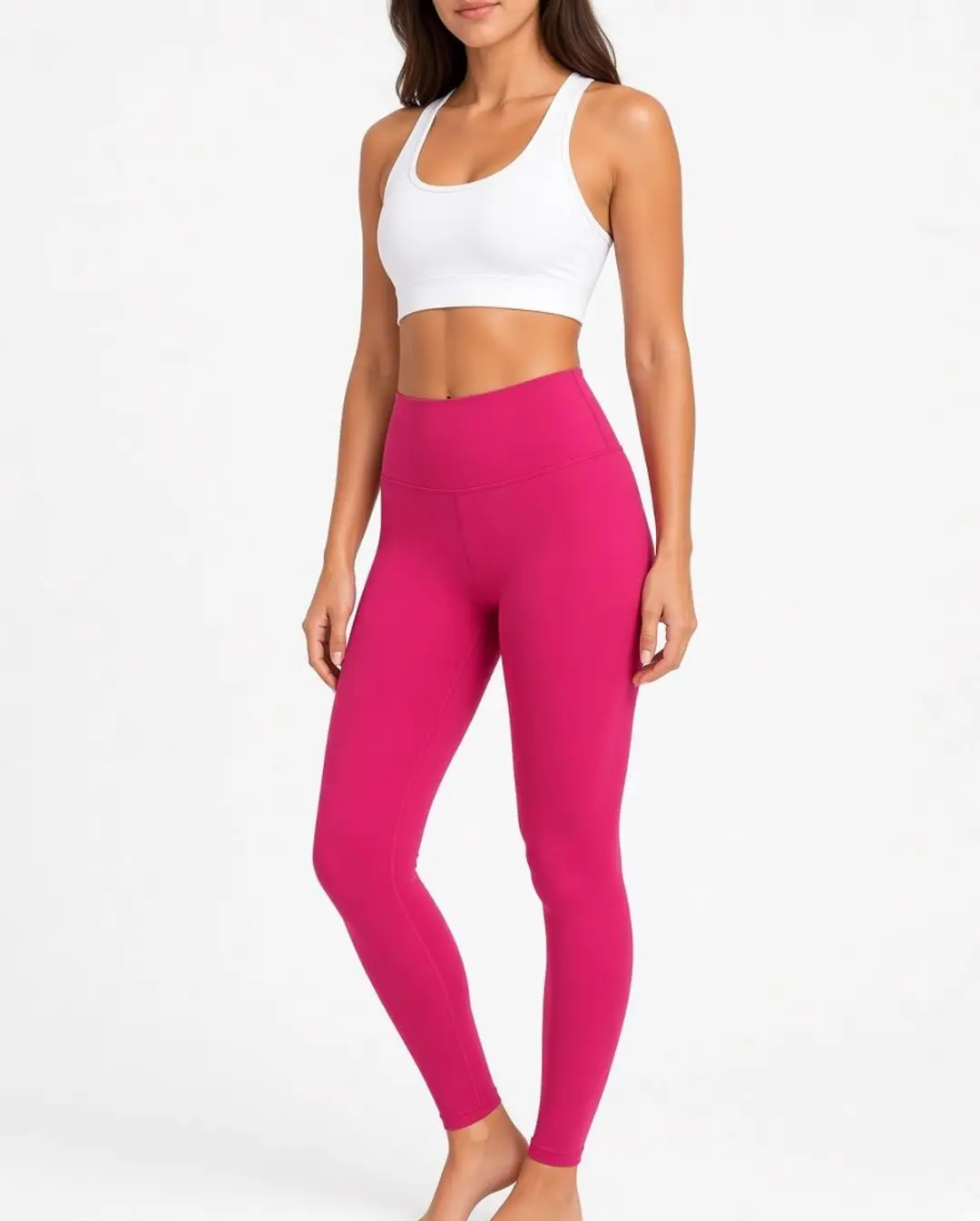 Nike Dri-FIT High-Rise 7/8 Legging Dames - Roze - DM7023-615-Maat XS