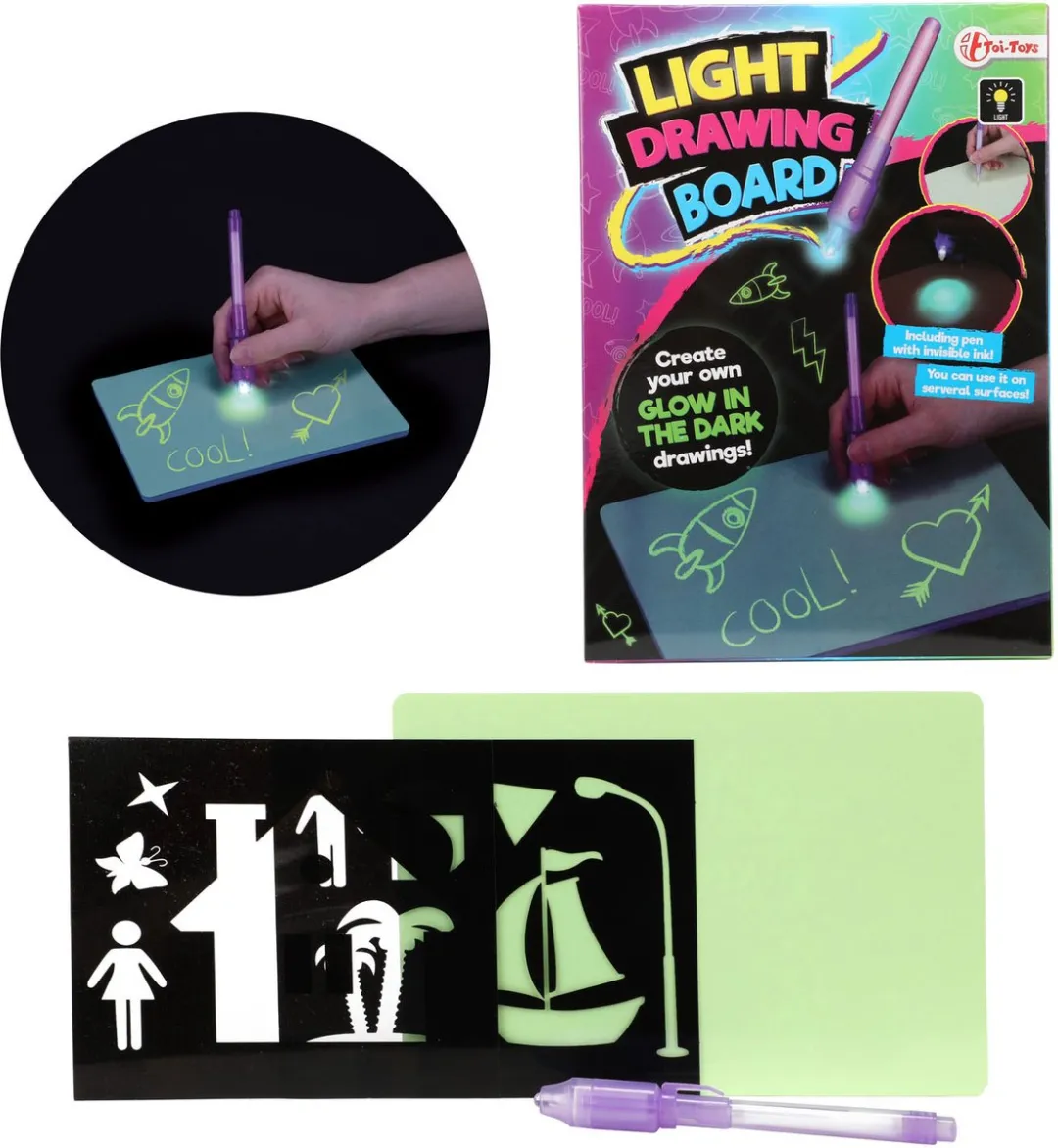 Toi-Toys Tekenset Onzichtbare Inkt