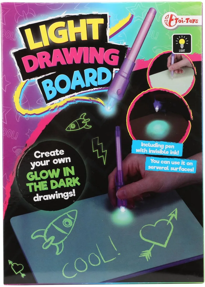 Toi-Toys Tekenset Onzichtbare Inkt - Divers