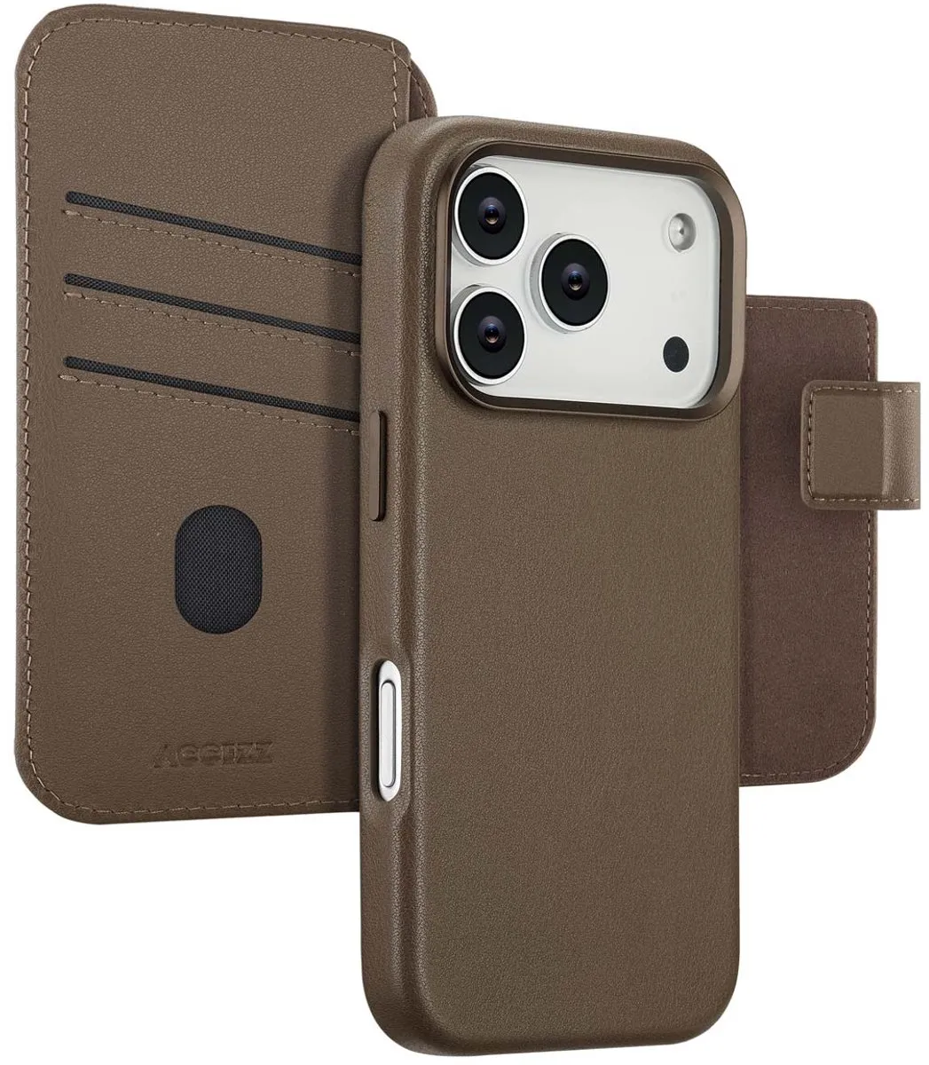 Accezz Hoesje iPhone 17 Pro Leather Bookcase