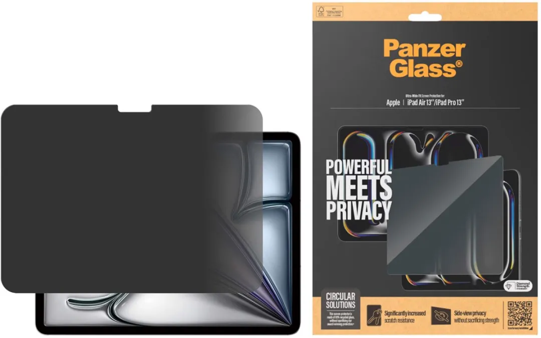 PanzerGlass P2835 Screenprotector iPad Air 13 (2024) - Zwart