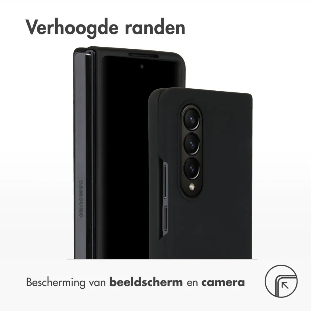 Accezz Hoesje Samsung Galaxy Z Fold 4 - Zwart