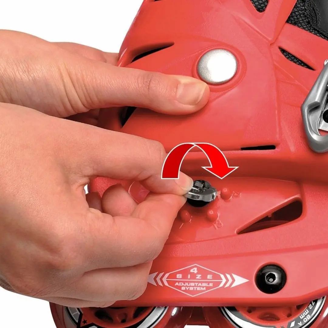 Roces Orlando III Inlineskates - Zwart/Roze - Maat 36-40 - afbeelding 5 van 6