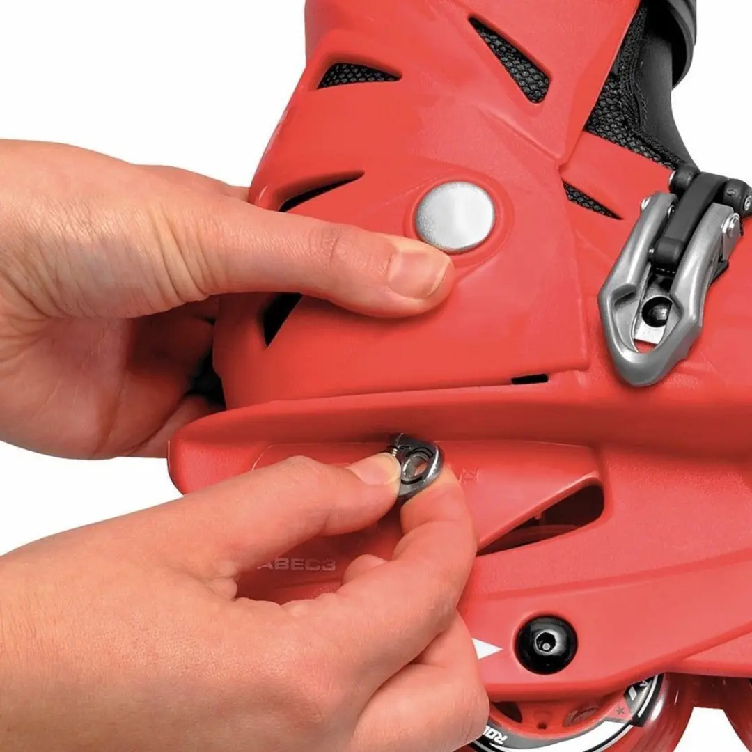 Roces Orlando III Inlineskates - Zwart/Roze - Maat 36-40 - afbeelding 4 van 6