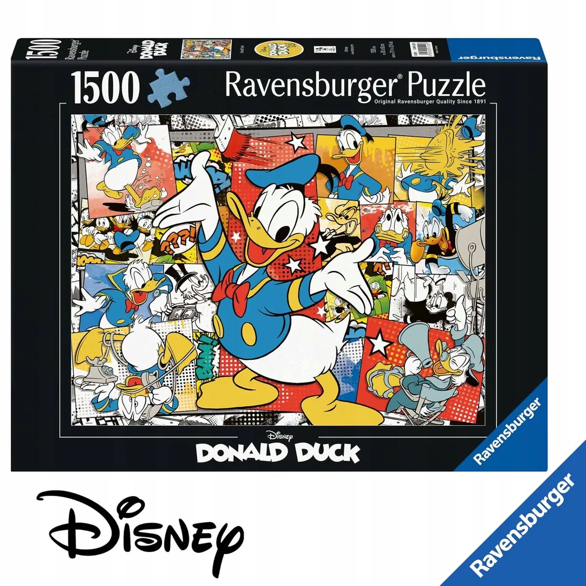 Ravensburger Donald Duck Puzzel 1500 Stukjes