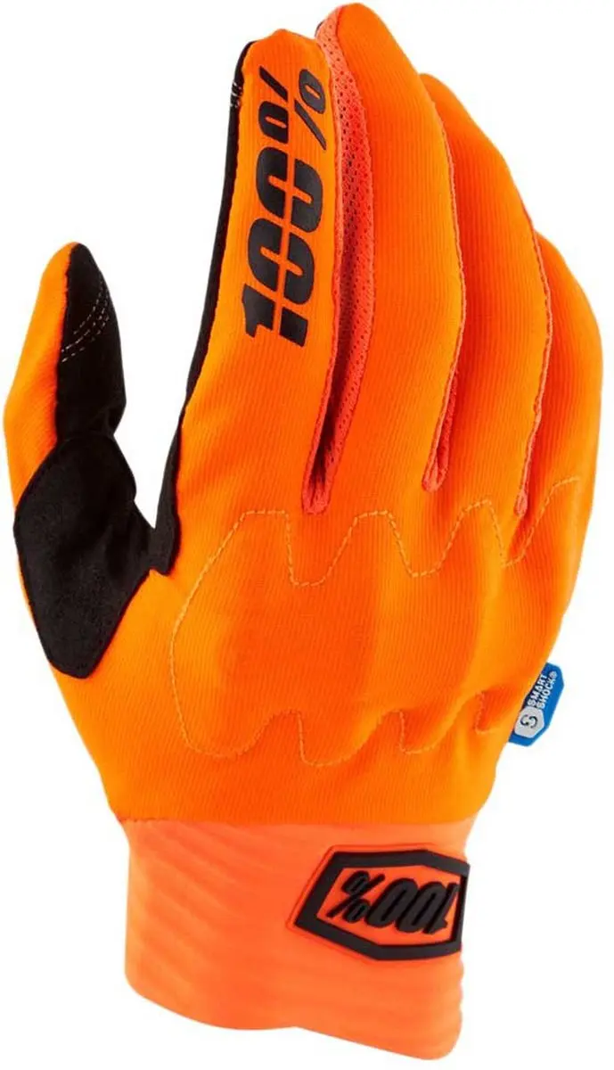 100percent Cognito Smart Shock Handschoenen Oranje XL Man