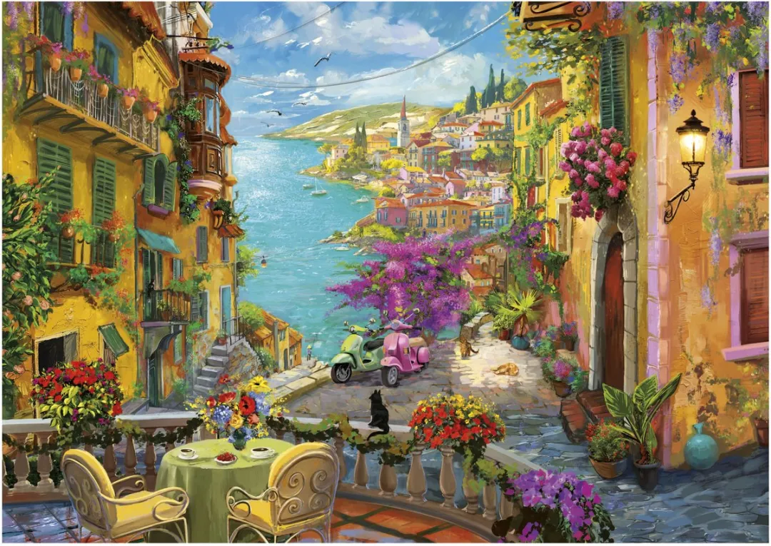 Educa Café Español Puzzel 2000 Stuks - Multicolor