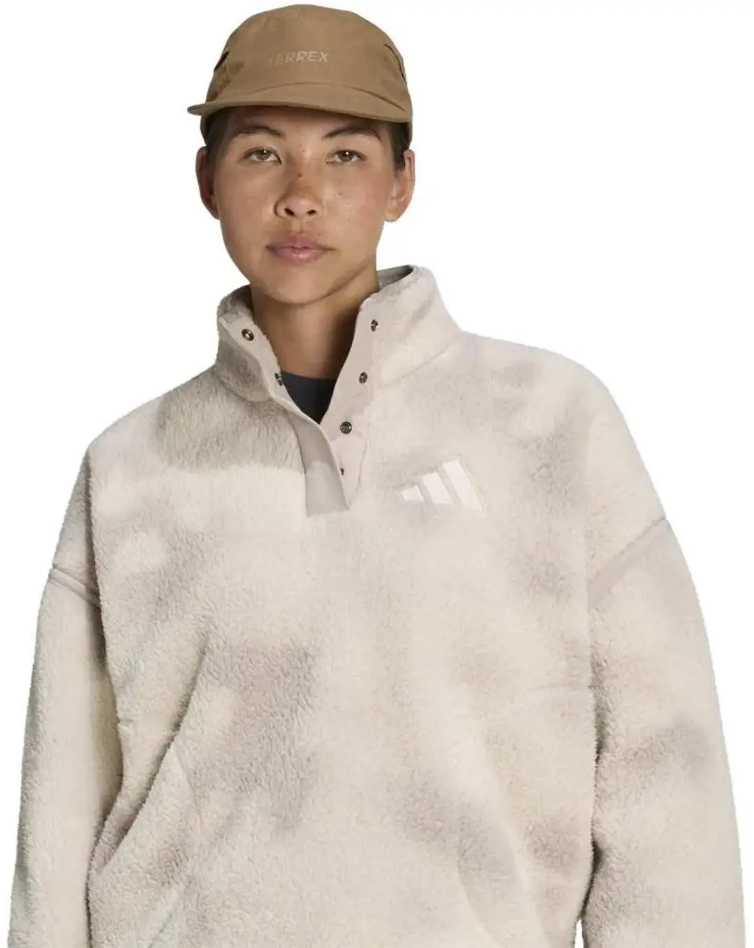 adidas Terrex Multi Fleece Dames - Wonder Alumina - M - afbeelding 2 van 3
