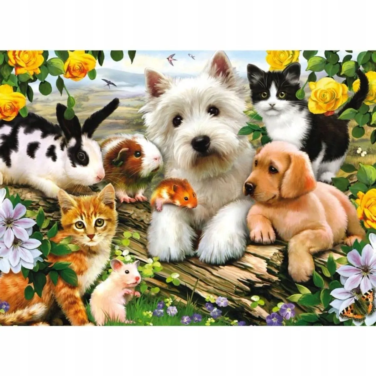 Ravensburger XXL Puzzel 300 Stukjes - Vrolijke Dieren