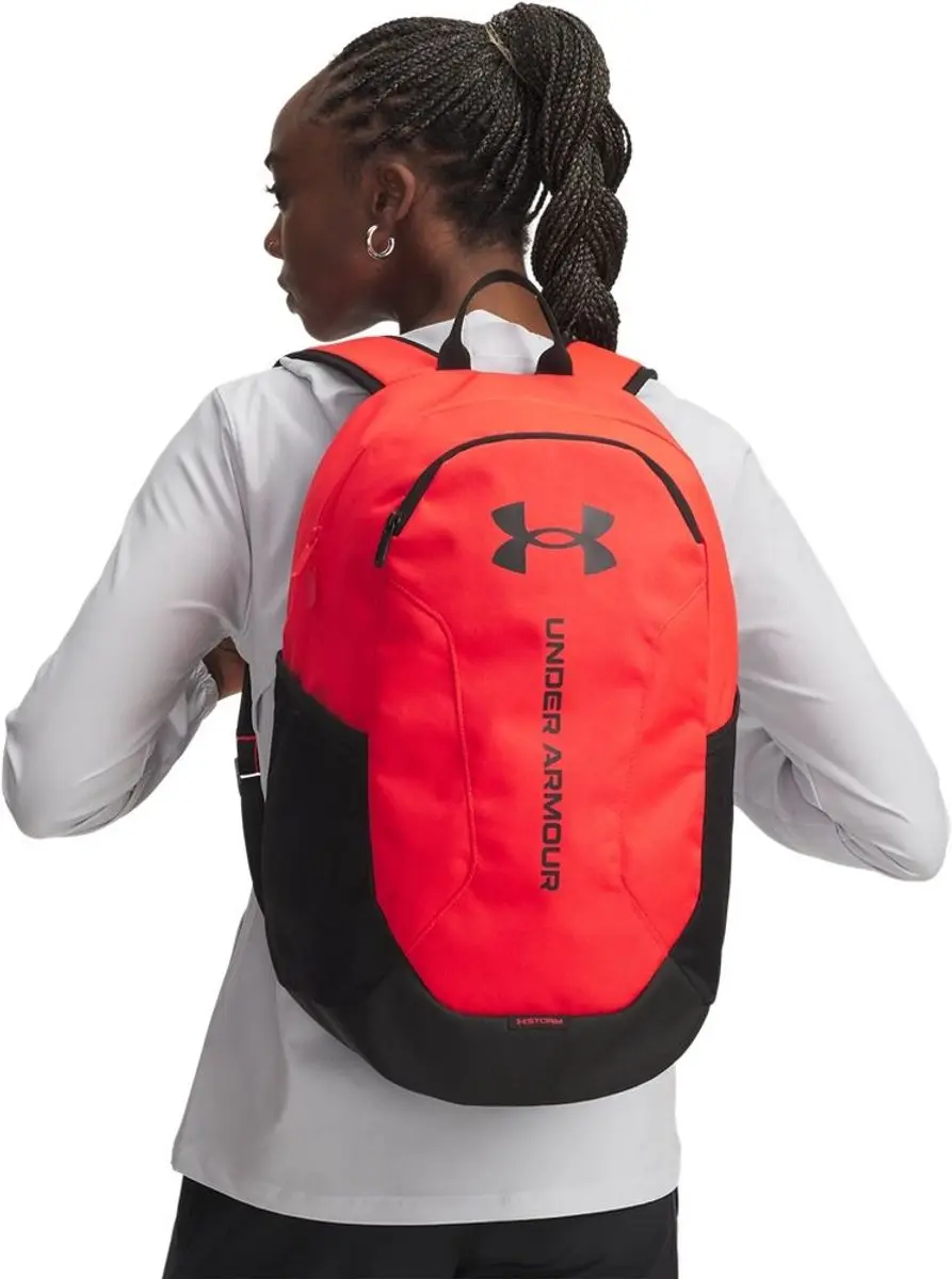 Under Armour Hustle Lite Rugzak 26.5L - Rood - afbeelding 2 van 6