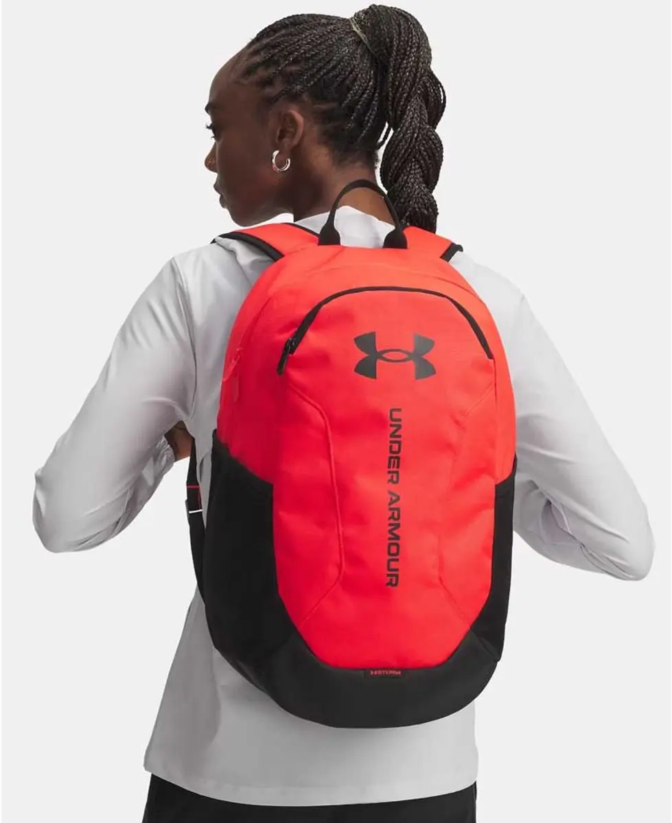 Under Armour Hustle Lite Rugzak 26.5L - Rood - afbeelding 5 van 6