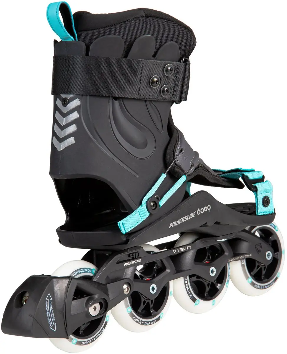 Powerslide Doop Urban 90 Inline Skates - Zwart - afbeelding 3 van 4