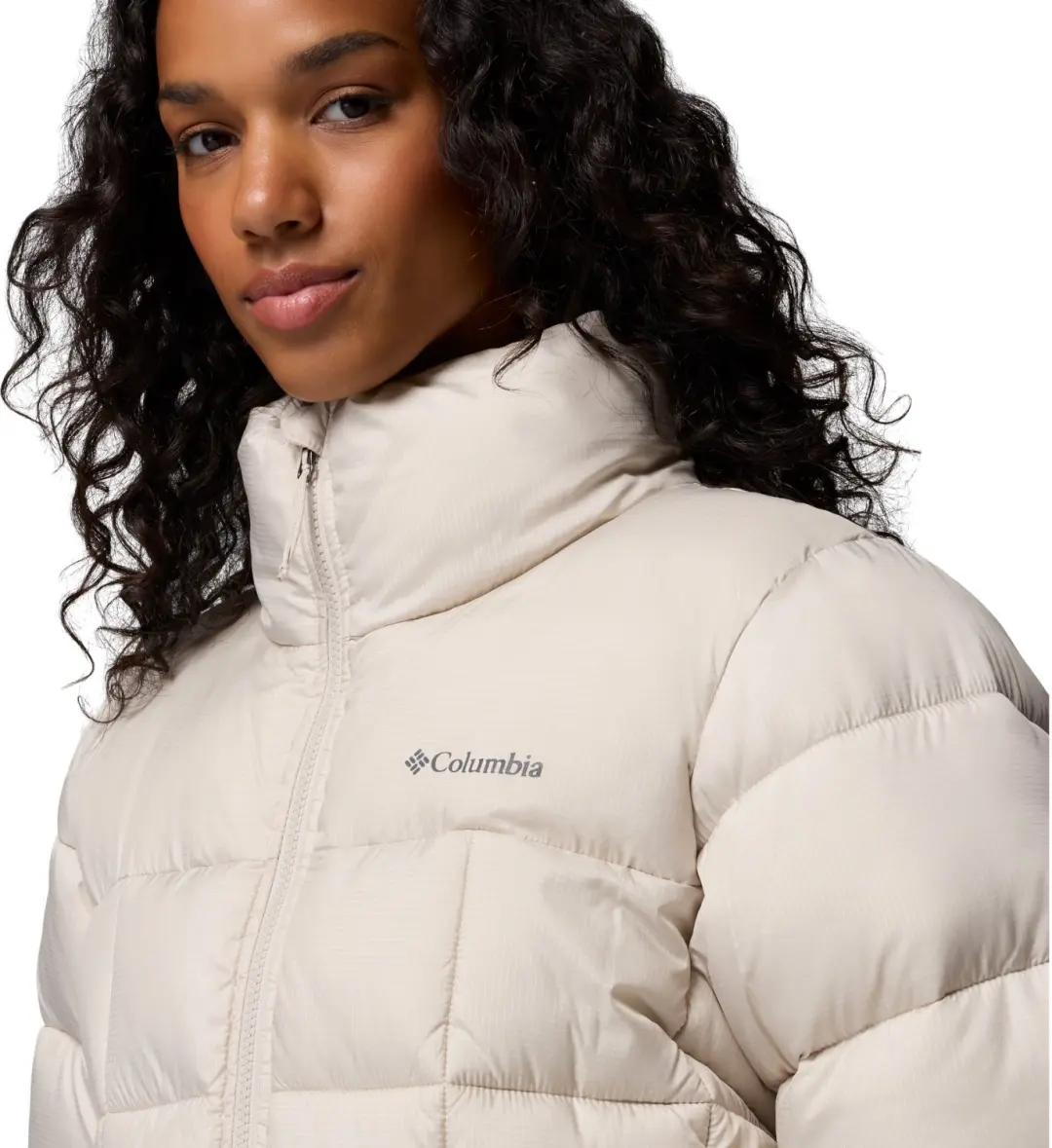 Columbia Puffect III Full Zip Jacket Dames - Beige - afbeelding 4 van 4