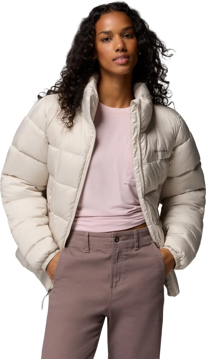 Columbia Puffect III Full Zip Jacket Dames - Beige - afbeelding 2 van 4