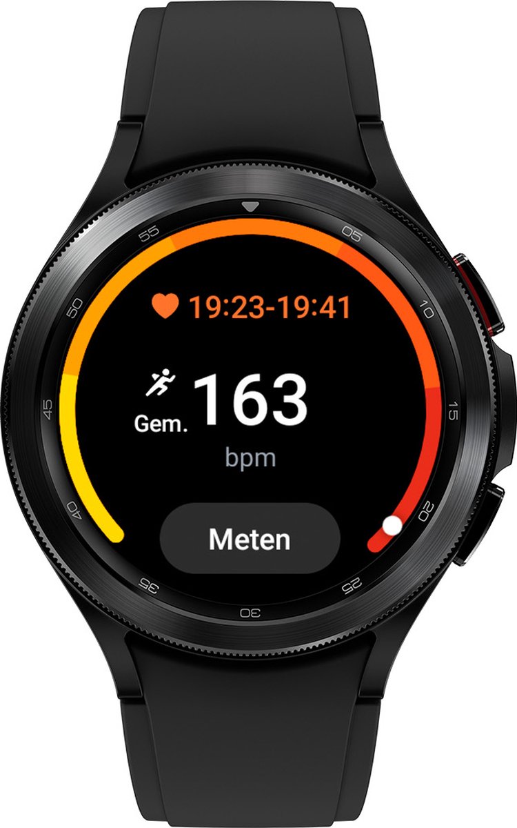 Samsung Galaxy Watch4 Classic - 46 mm - Smartwatch  Heren - LTE/4G - Zwart