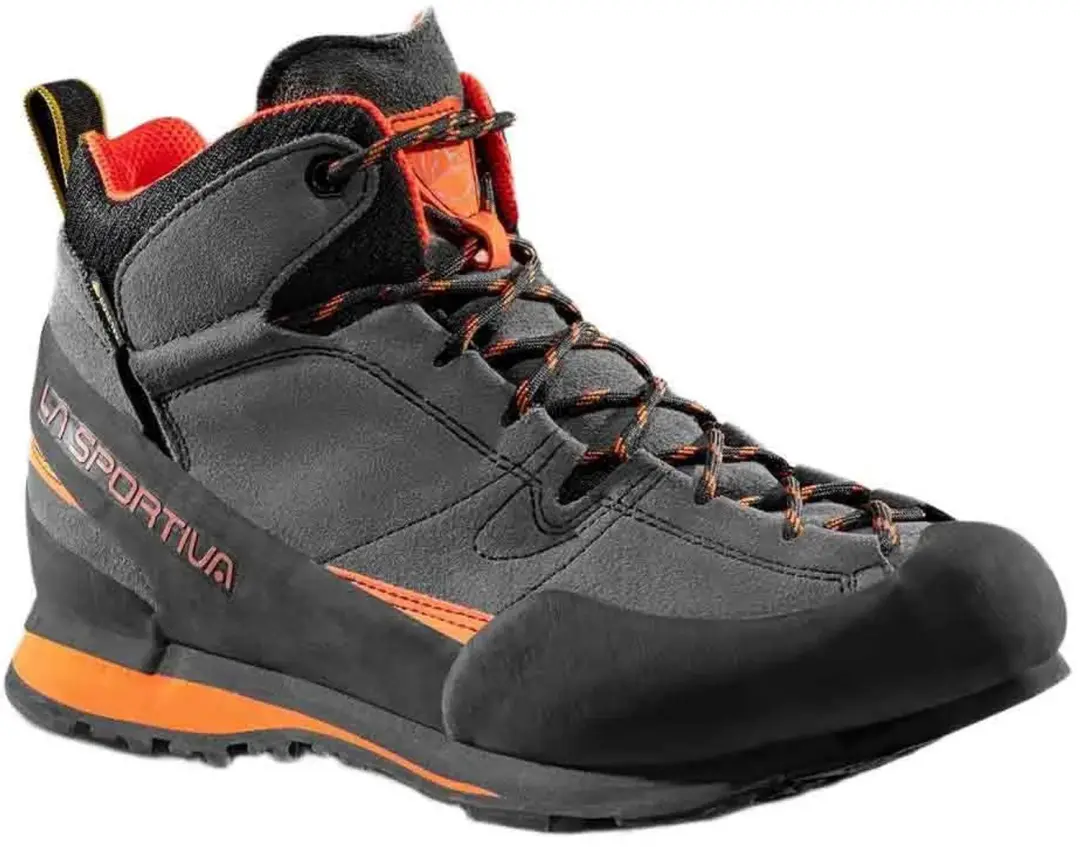 La Sportiva Boulder X Mid GTX Wandelschoenen - Carbon/Flame - afbeelding 2 van 4