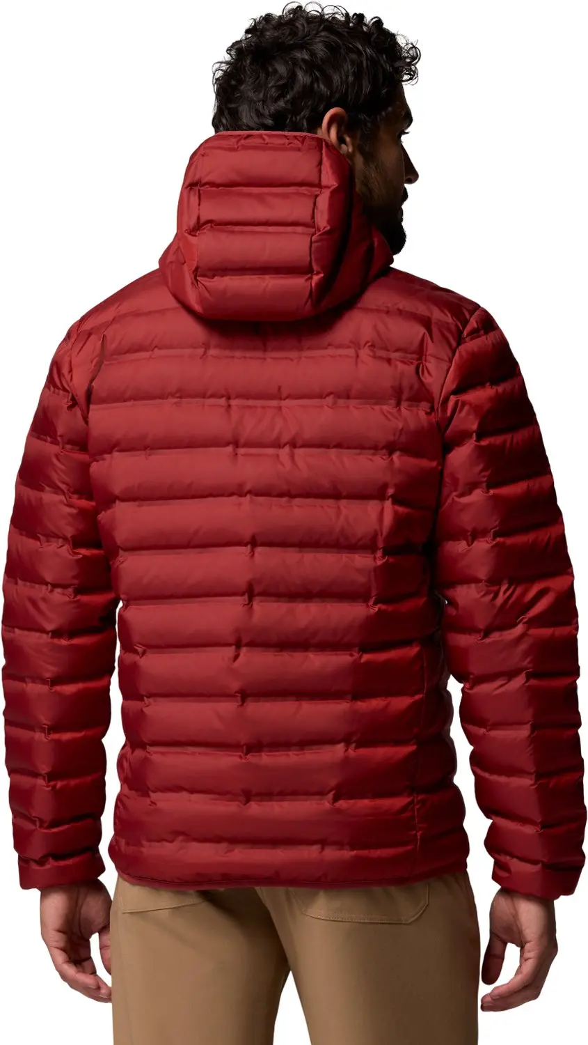 Columbia Lake 22 II Down Hooded Jacket - Rood - afbeelding 3 van 4