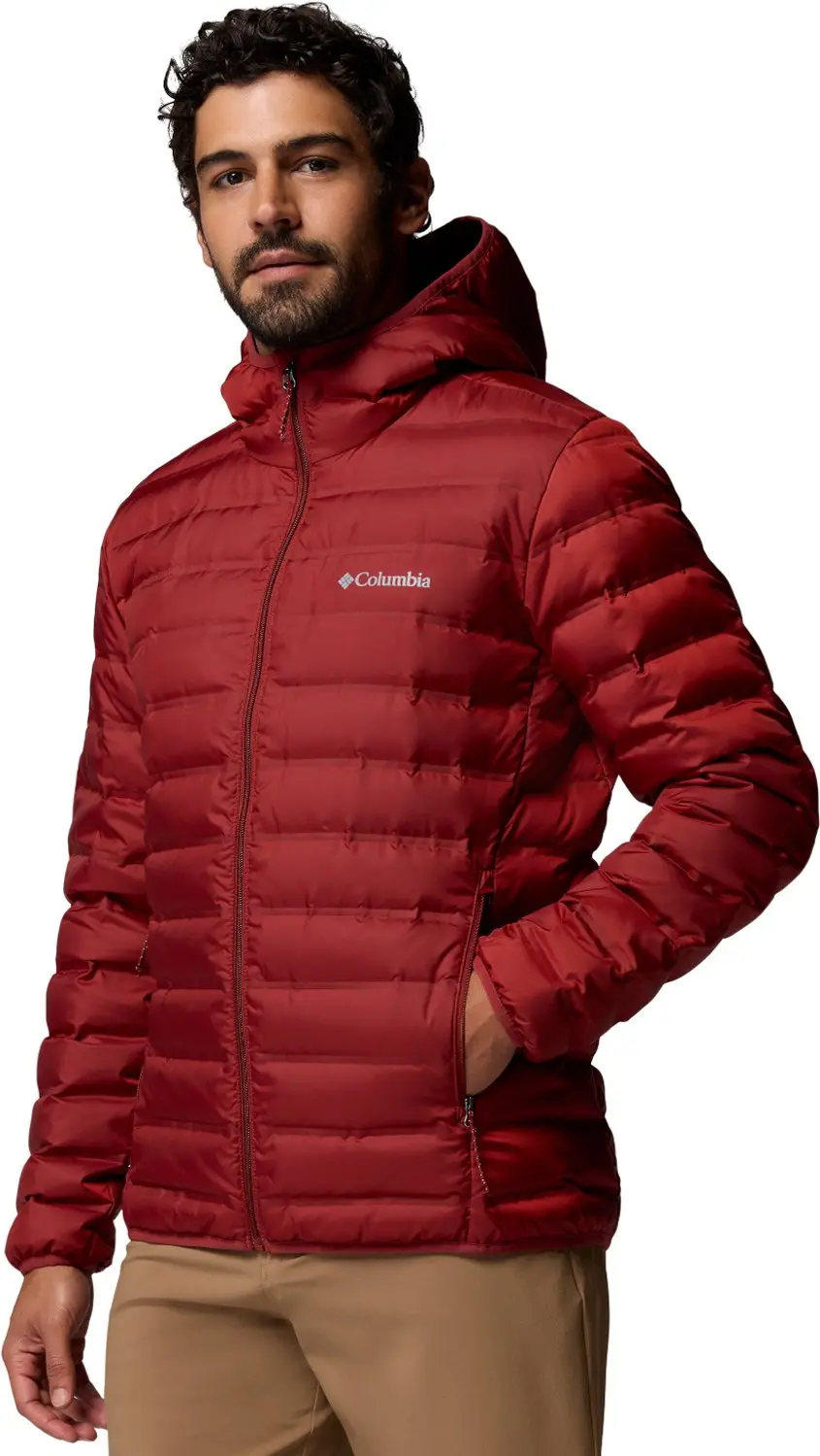 Columbia Lake 22 II Down Hooded Jacket - Rood - afbeelding 2 van 4
