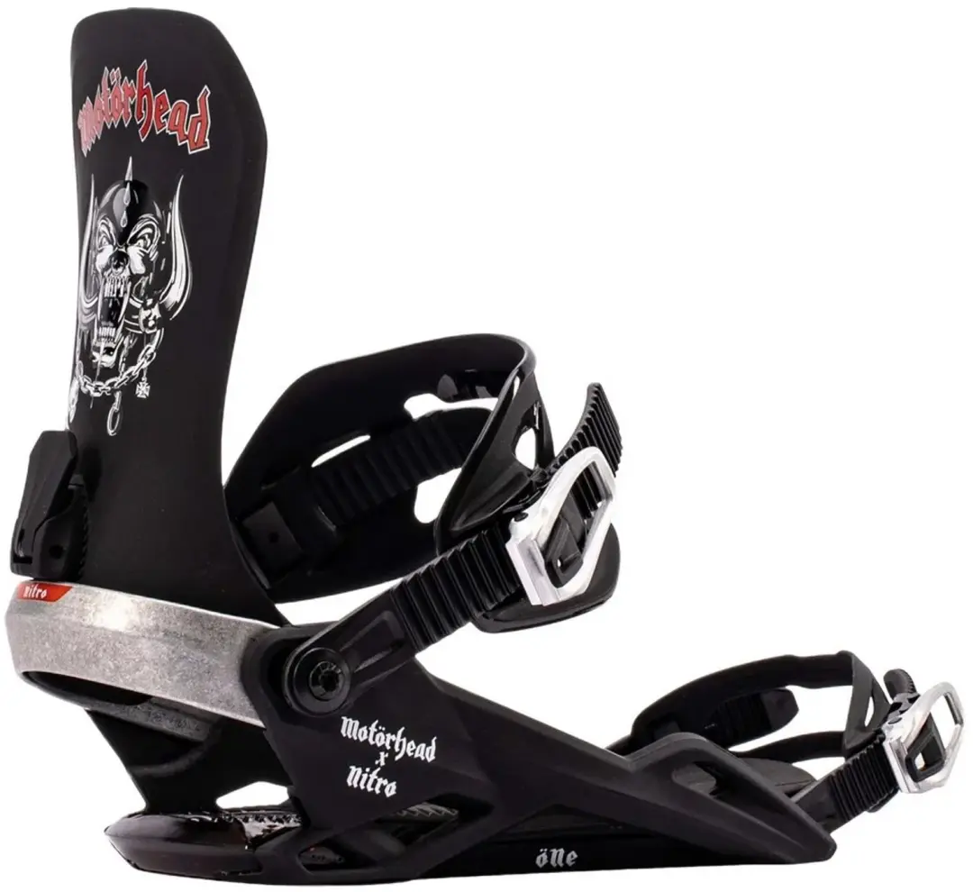 Nitro One Snowboardbindingen Zwart L