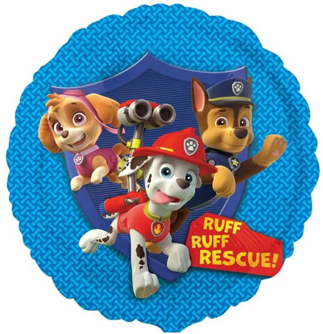 Paw Patrol Ruff Ruff folieballon 43 cm (WP)