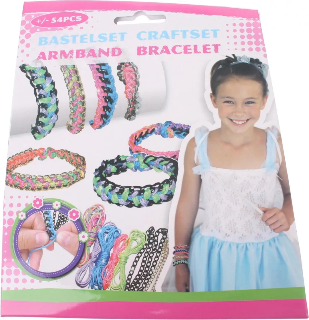 Eddy Toys Armbandjes Maken Set - 54-delig - Multicolor