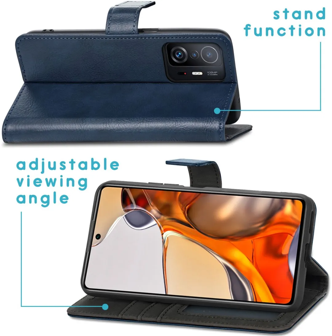 Imoshion Hoesje Xiaomi 11T/11T Pro 3 Stuks - Donkerblauw