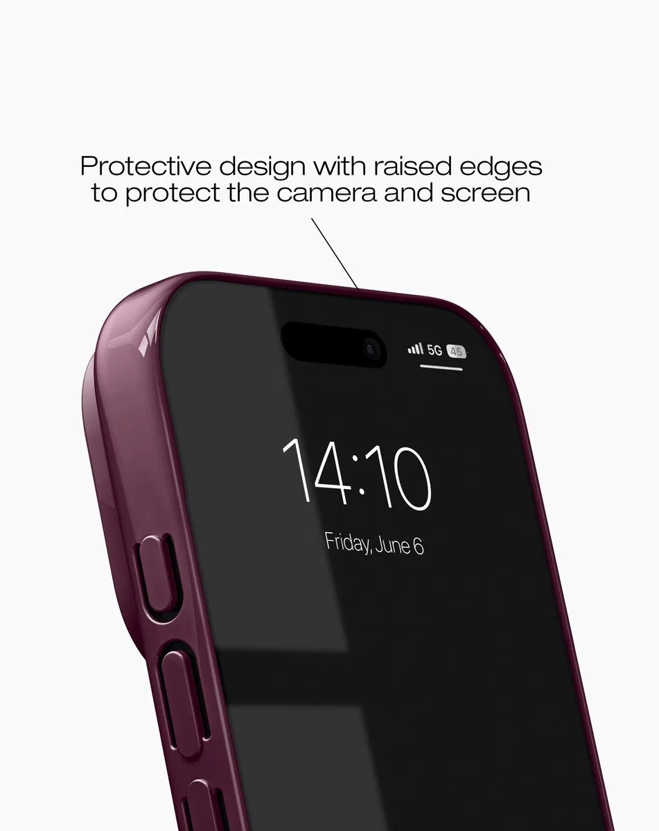 iDeal of Sweden Slim Case MagSafe iPhone 17 Pro Max - Glossy Cherry