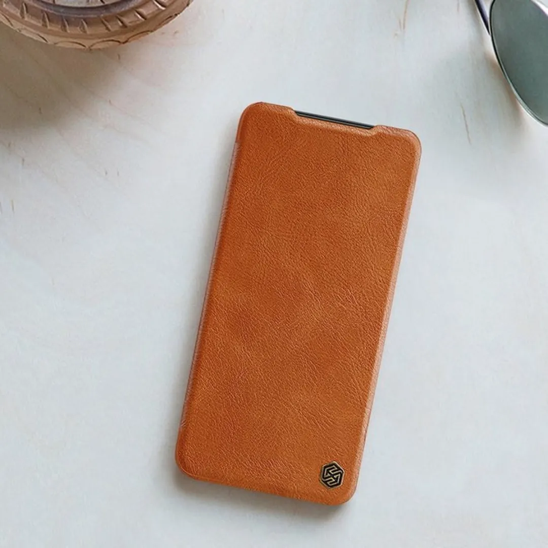 Nillkin Qin Book Case Xiaomi Redmi Note 11 - Bruin - afbeelding 4 van 4