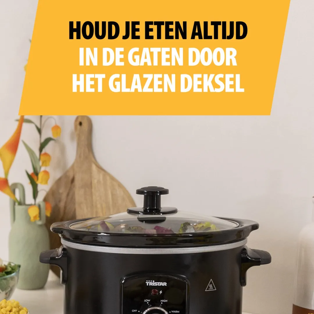 Tristar VS-3915 Slowcooker 3.5L - Zwart