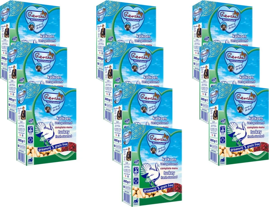 Renske Senior Kalkoen Hondenvoer - 10x395g