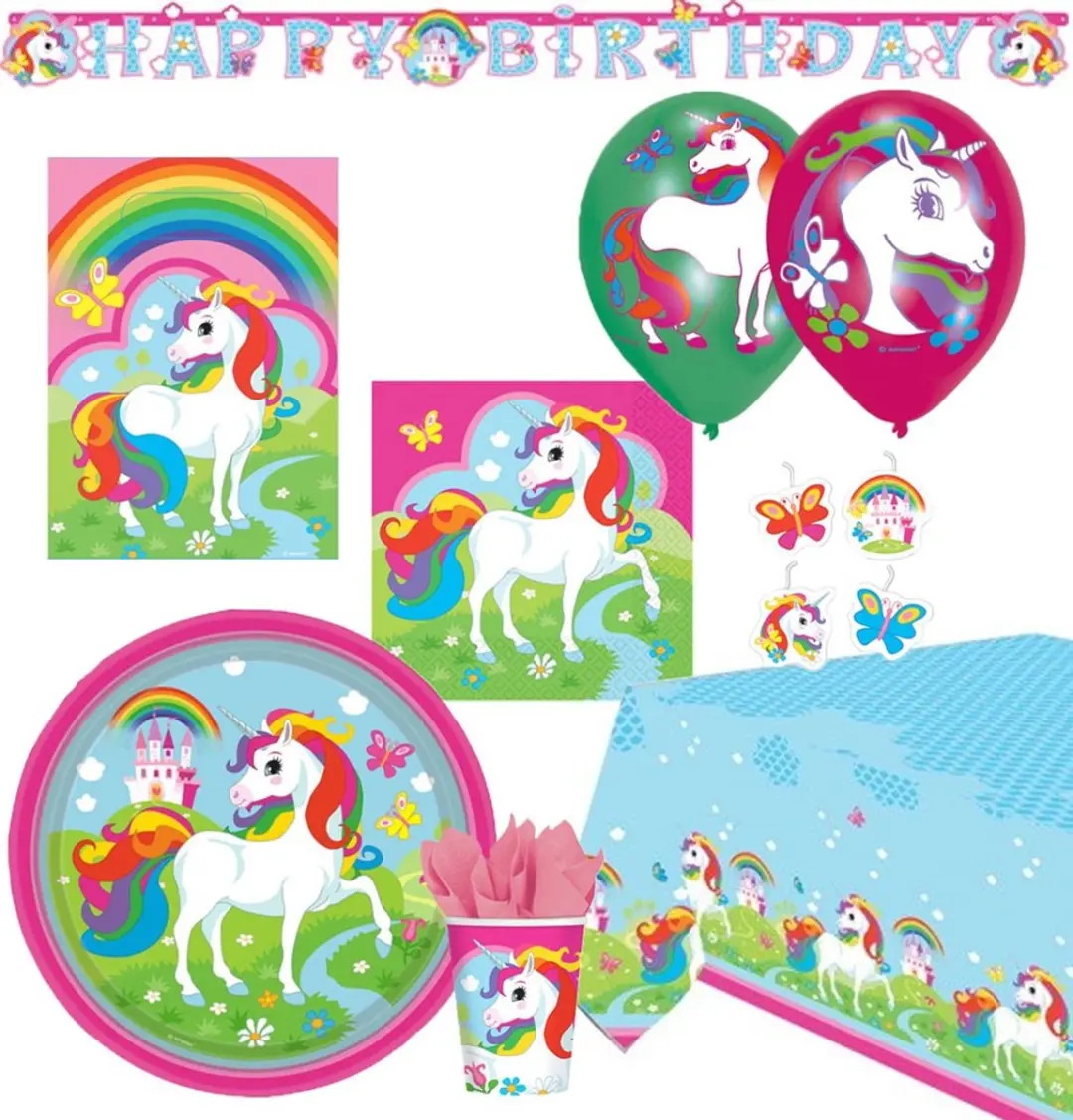 Unicorn Meadow Party Set