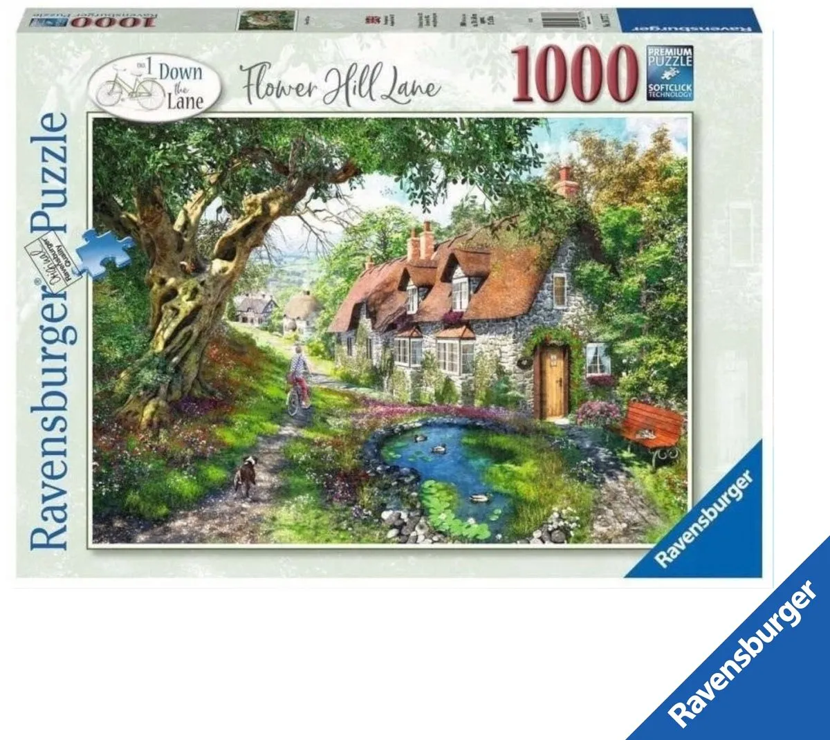 Ravensburger Puzzel 1000 Stukken Weg Tussen Bloeiende Heuvels