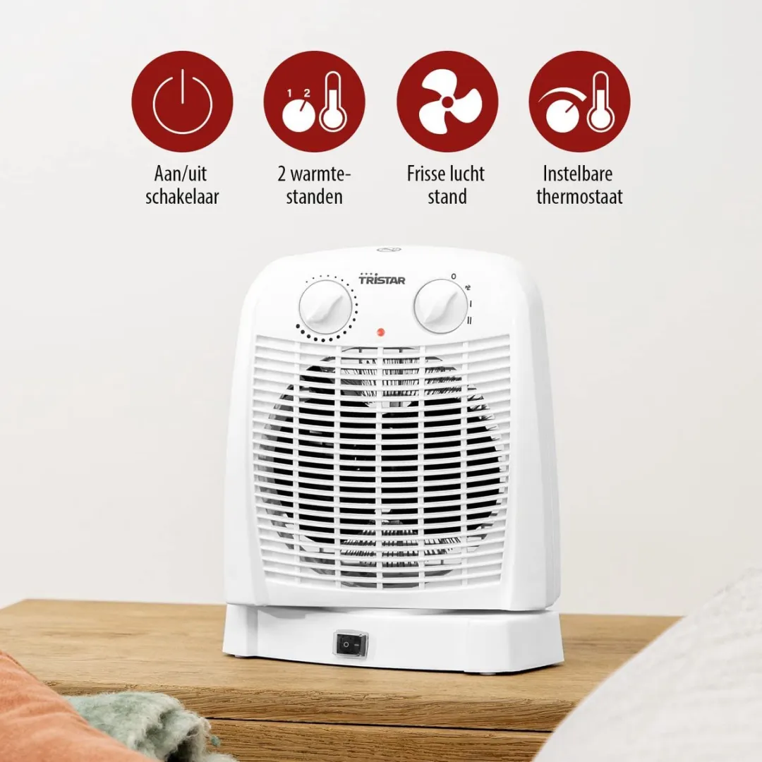 Tristar KA-5059 Ventilatorkachel 2000W - Wit