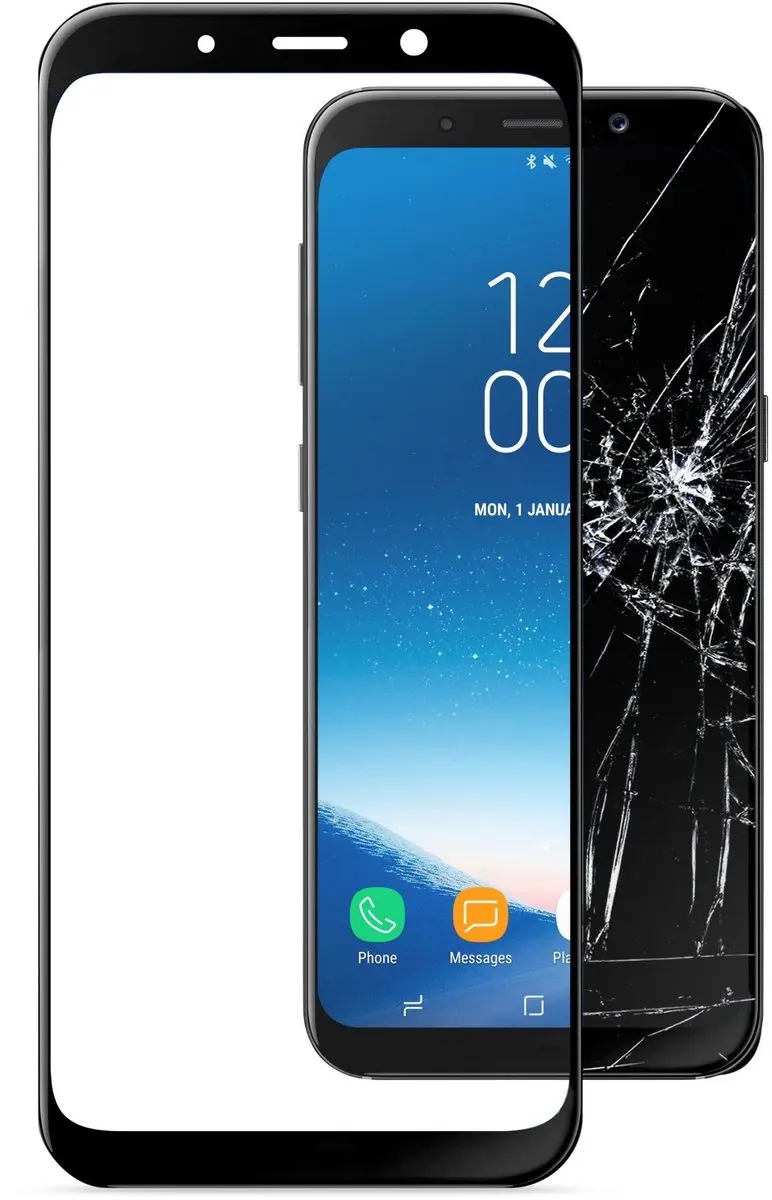 Cellular Line Samsung Galaxy A8 (2018), gehard glas capsule