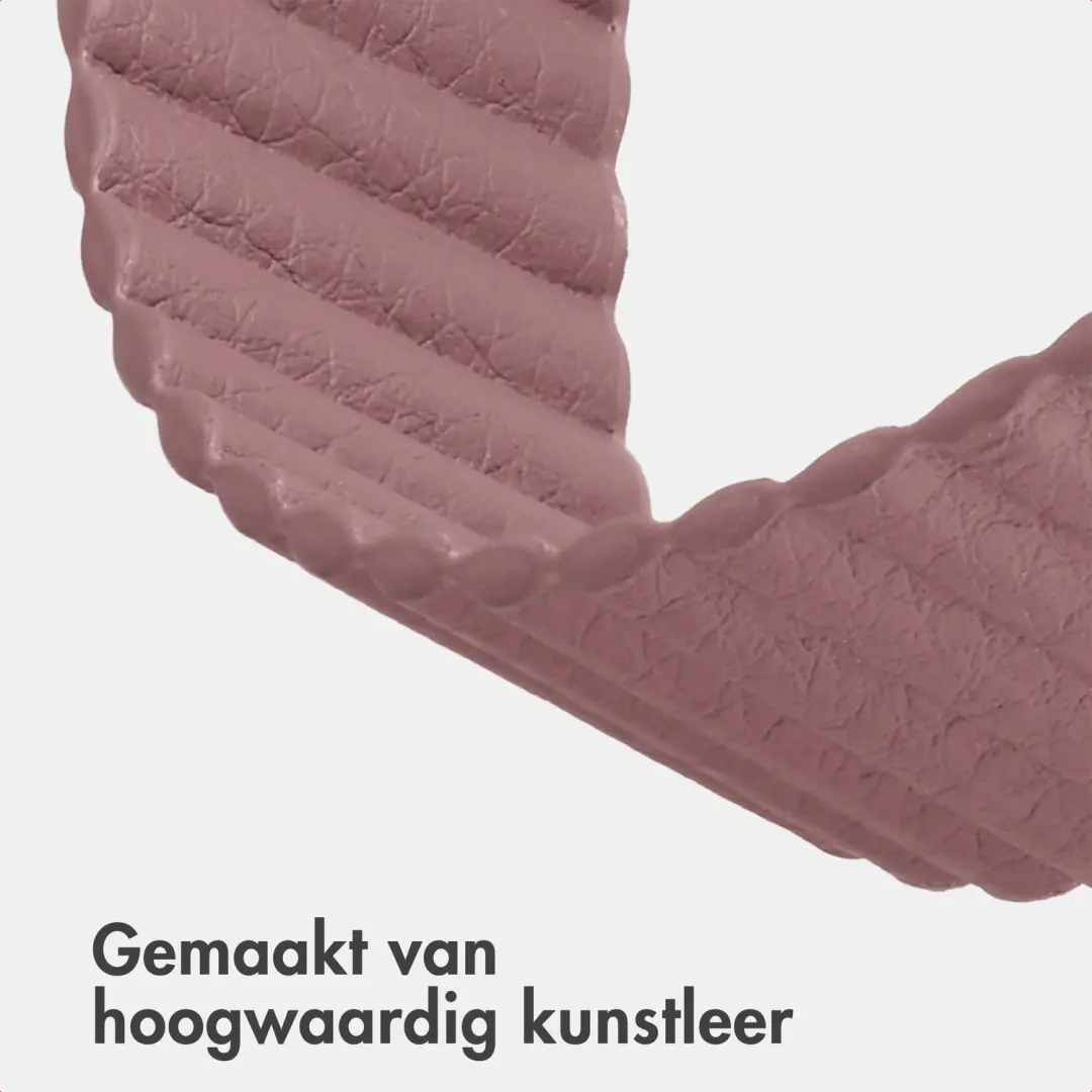 imoshion Magnetisch kunstleren bandje Apple Watch 44/45/46/49mm - Rosé goud - afbeelding 3 van 6