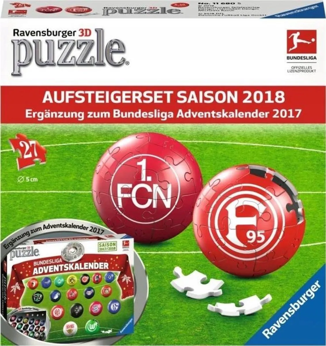 Ravensburger 11680 3D Puzzel Sporten - 27 Stuks - Meerkleurig