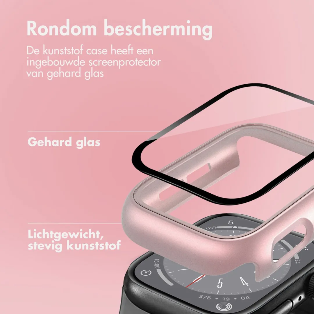 Imoshion Apple Watch 44mm Rosé goud Hoesje - Full Cover