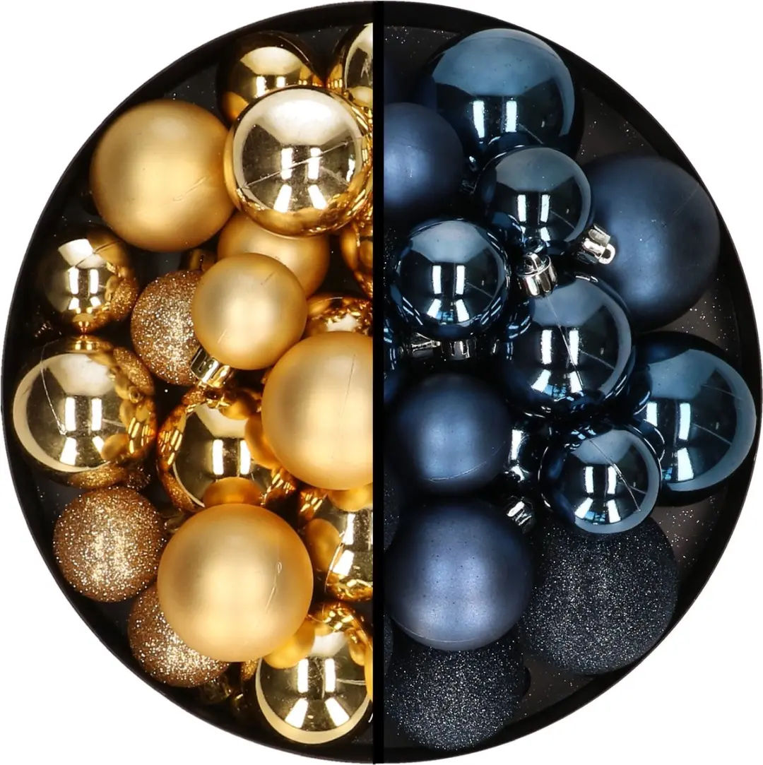 Decoris kerstballen 60x stuks