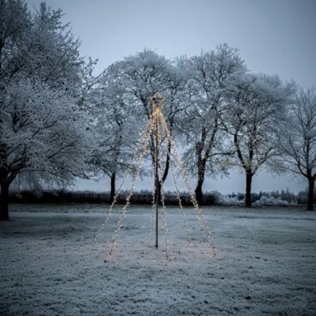 LED Kerstboom incl. paal