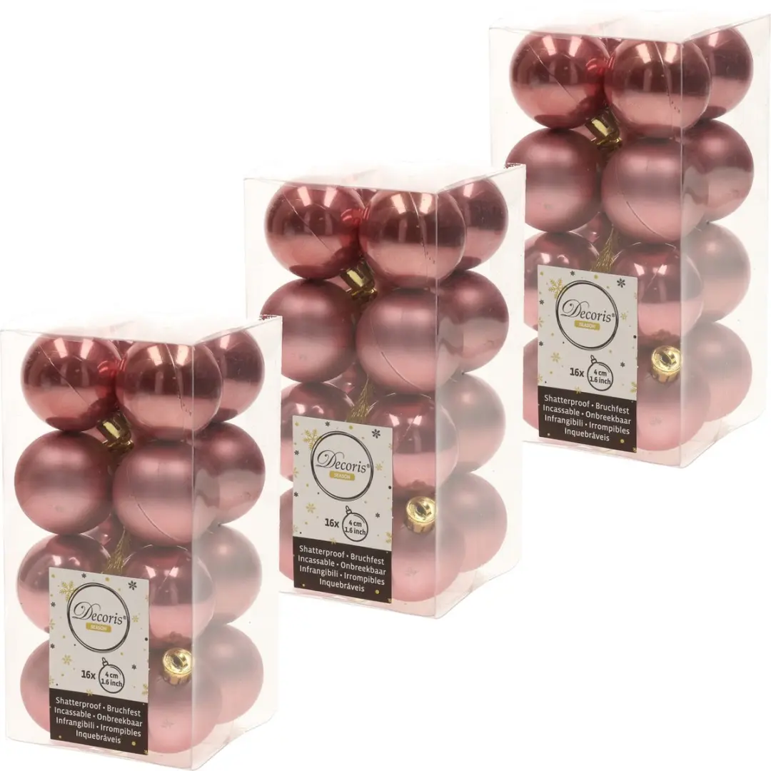 Decoris kleine kerstballen