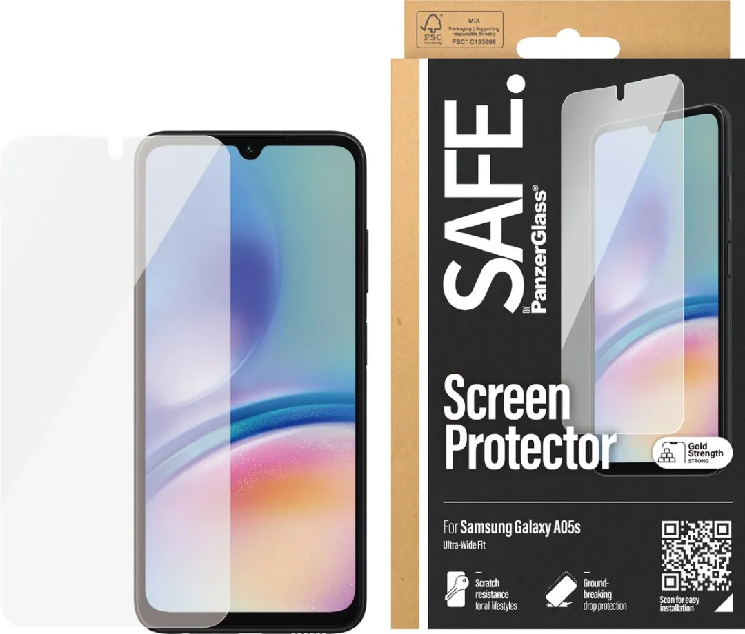 PanzerGlass SAFE S95623 Screenprotector - Samsung Galaxy A05s - Case Friendly