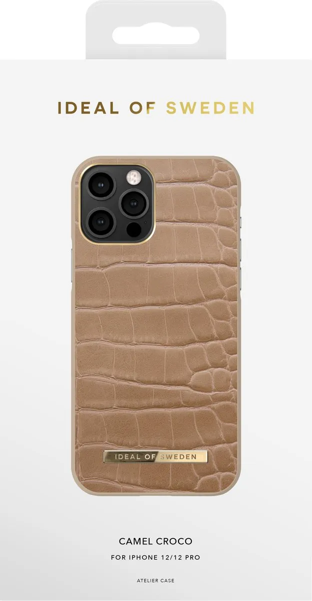 iDeal of Sweden Atelier Case iPhone 12/12 Pro Camel Croco - IDACAW21-I2061-325