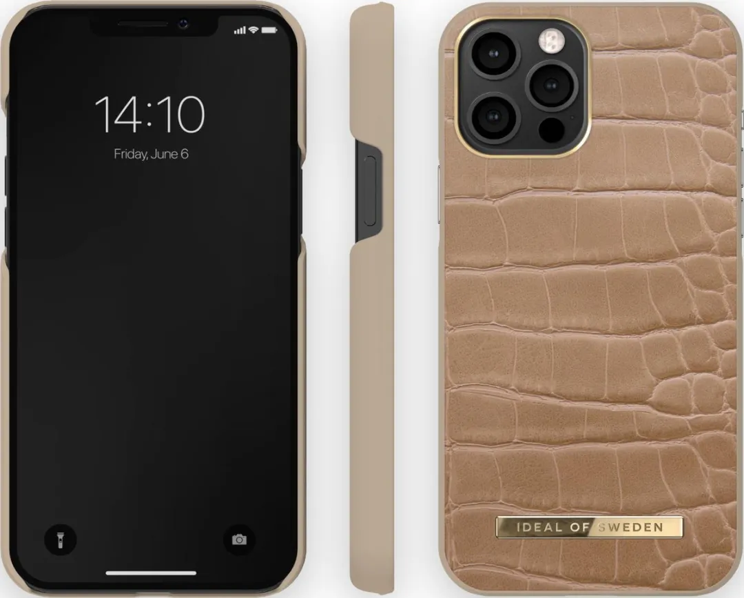 iDeal of Sweden Atelier Case iPhone 12/12 Pro Camel Croco - IDACAW21-I2061-325