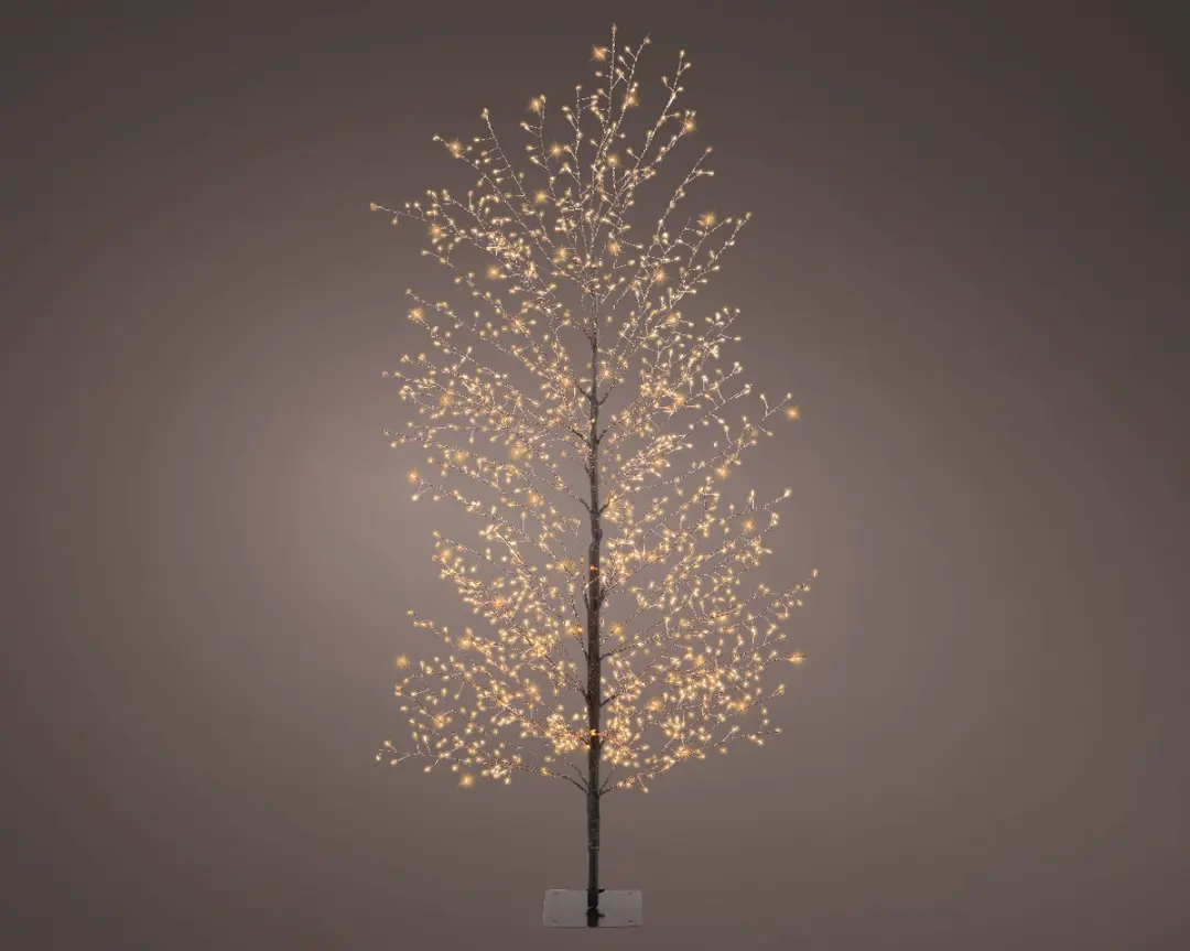 Lumineo Micro LED Kerstboom 150cm - 1350 LEDs - Zwart - afbeelding 4 van 4