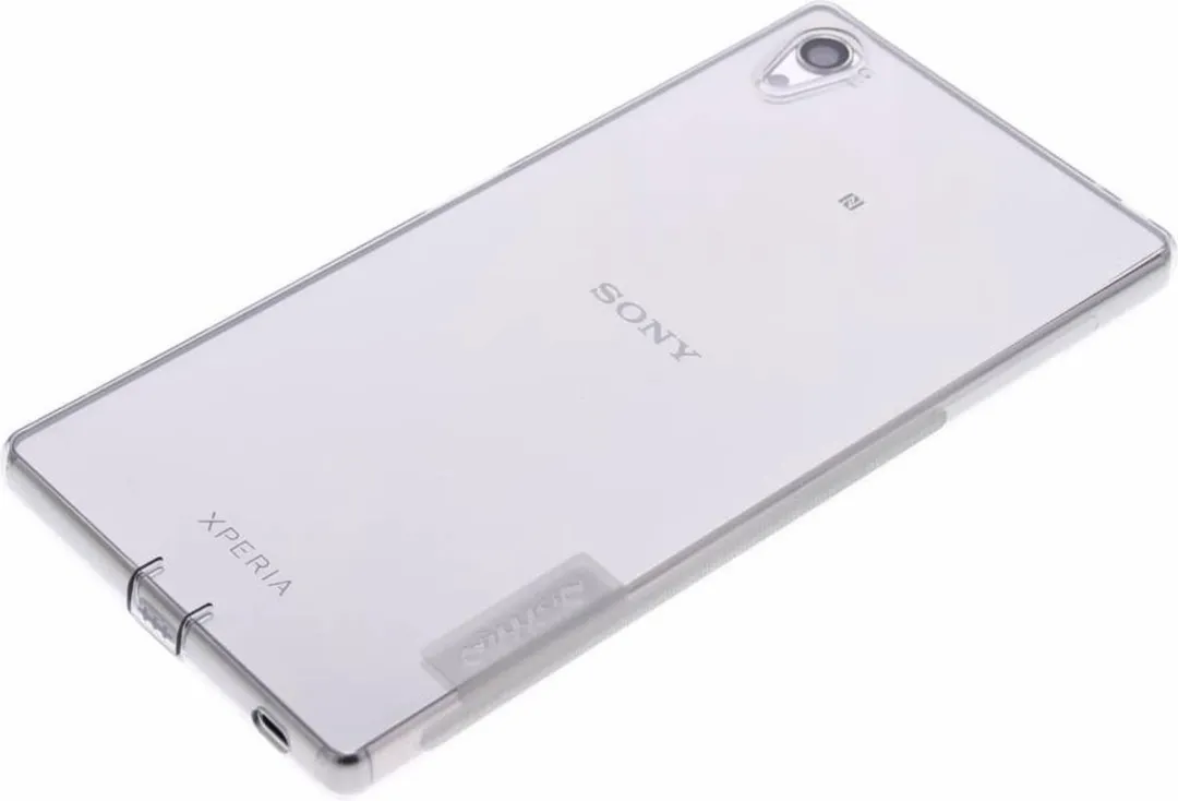 Nillkin Nature TPU Hoes Sony Xperia Z5 Premium - Lichtgrijs - afbeelding 2 van 6